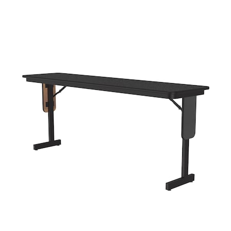 Correll Rectangle Panel Leg Folding Seminar Training Table, 18" W, 96" L, 29" H, High Pressure Laminate Top SP1896PX-07